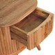 Soba 2 Drawer Bedside Oak-Ish