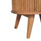 Soba 2 Drawer Bedside Oak-Ish