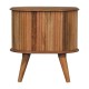 Soba 2 Drawer Bedside Oak-Ish