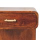 Chestnut T-Bar Rounded Nachttisch
