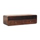 Floating California Walnut Wall-Mounted Console Table