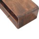 Floating California Walnut Wall-Mounted Console Table