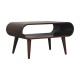 Offener California Walnut Couchtisch