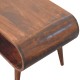 Offener California Walnut Couchtisch