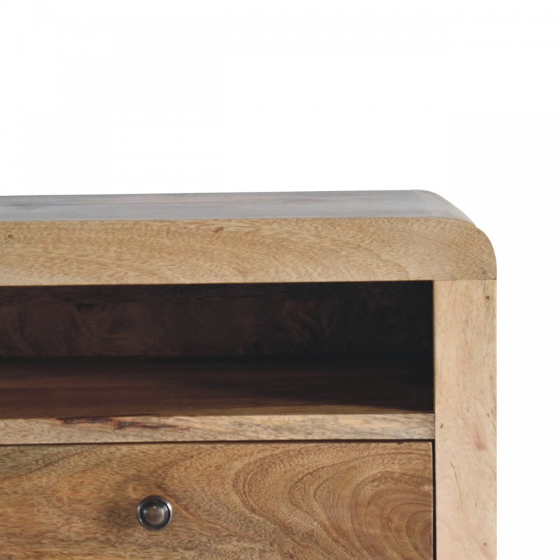 Chunky Oak-Ish Floating Bedside Table