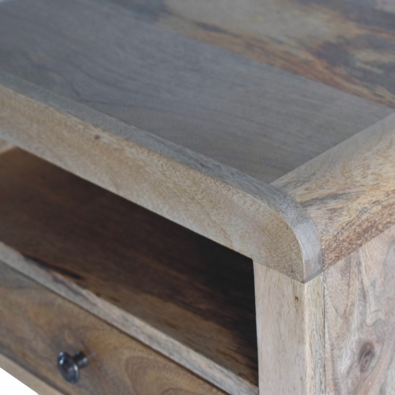 Chunky Oak-Ish Floating Bedside Table