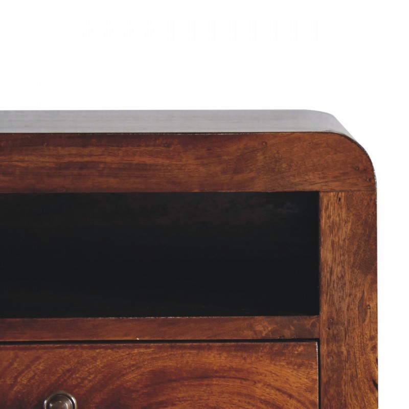 Chunky Chestnut Floating Nachttisch