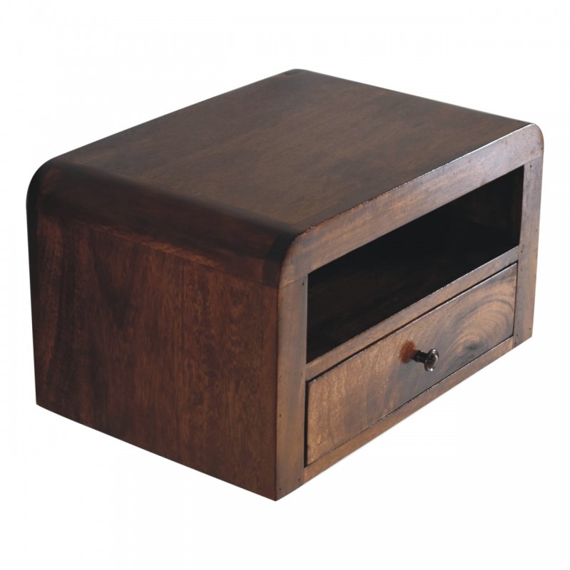 Chunky Chestnut Floating Nachttisch