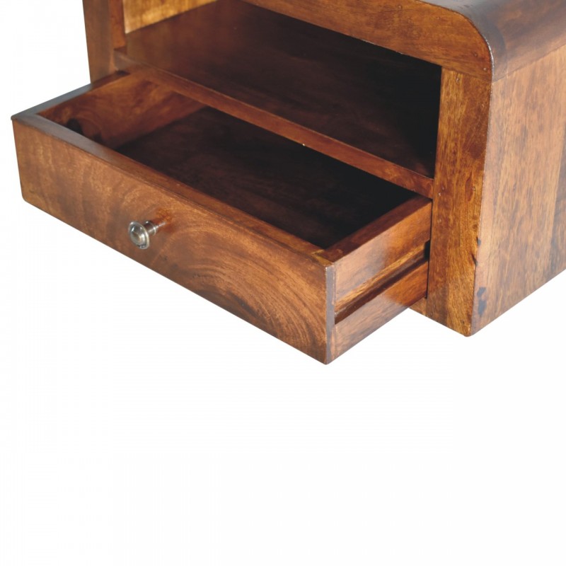 Chunky Chestnut Floating Nachttisch