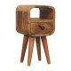 Мини-прикроватная тумба Curved Oak-Ish с нишей