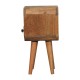 Мини-прикроватная тумба Curved Oak-Ish с нишей