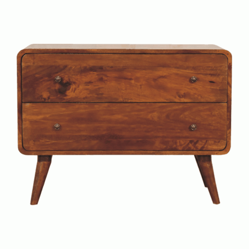Комод Curved Chestnut с 2 ящиками