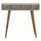 Edessa Bone Inlay Mango Wood Console Table