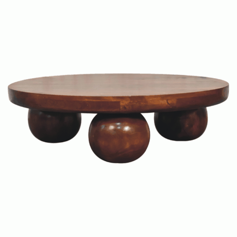 Журнальный столик Chestnut Central с шарообразными ножками