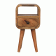 Мини-прикроватная тумба Curved Oak-Ish с нишей