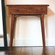 Компактная консоль Mini Chestnut Nordic с 2 ящиками