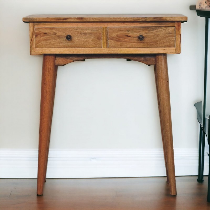 Компактная консоль Mini Oak-Ish с 2 ящиками