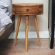 Круглая прикроватная тумба Nordic Oak-Ish