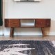 Журнальный столик Chestnut Rounded с открытой полкой