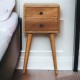 Компактная прикроватная тумба Mini Oak-Ish Nordic с 2 ящиками