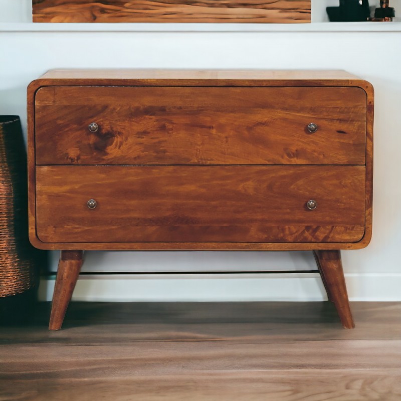 Комод Curved Chestnut с 2 ящиками