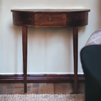Avora Backless Chestnut Console Table