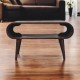 Offener California Walnut Couchtisch