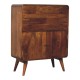 Шкаф Curved Nordic Charm в оттенке Chestnut