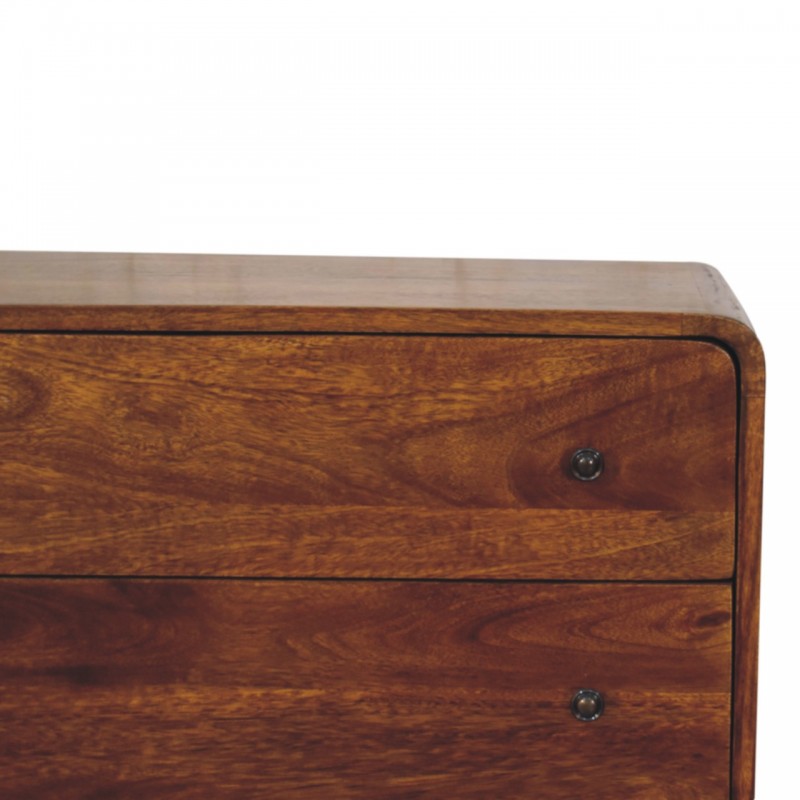 Шкаф Curved Nordic Charm в оттенке Chestnut