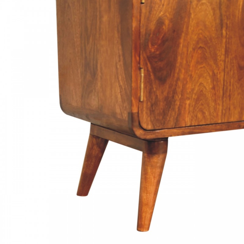 Шкаф Curved Nordic Charm в оттенке Chestnut