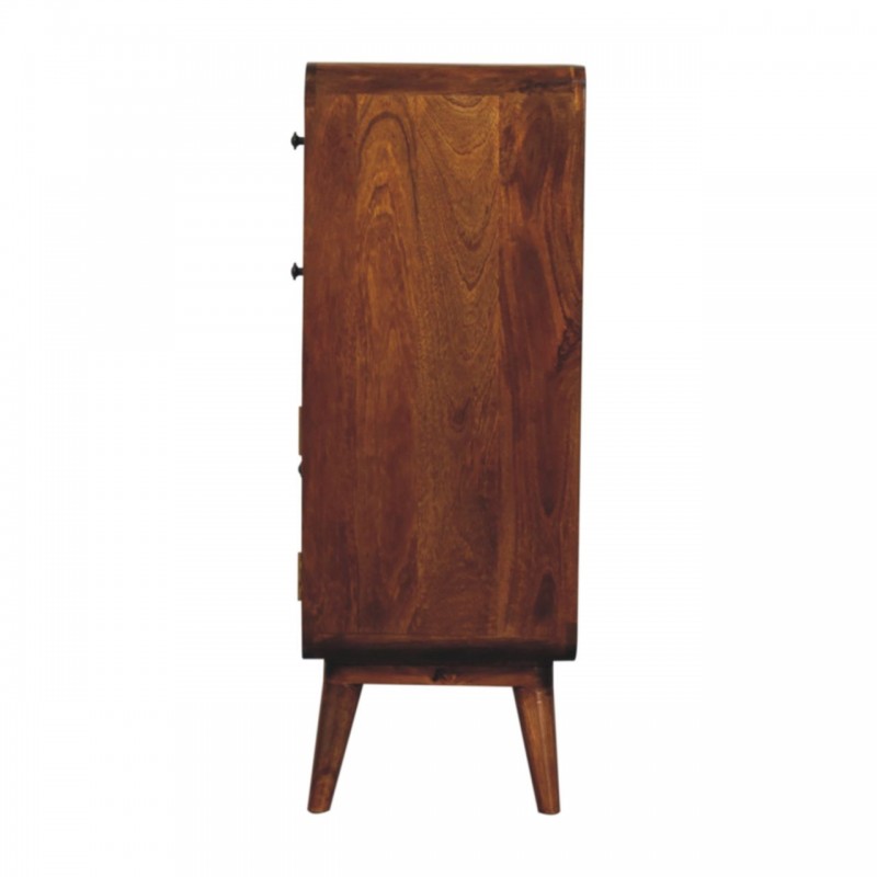 Шкаф Curved Nordic Charm в оттенке Chestnut