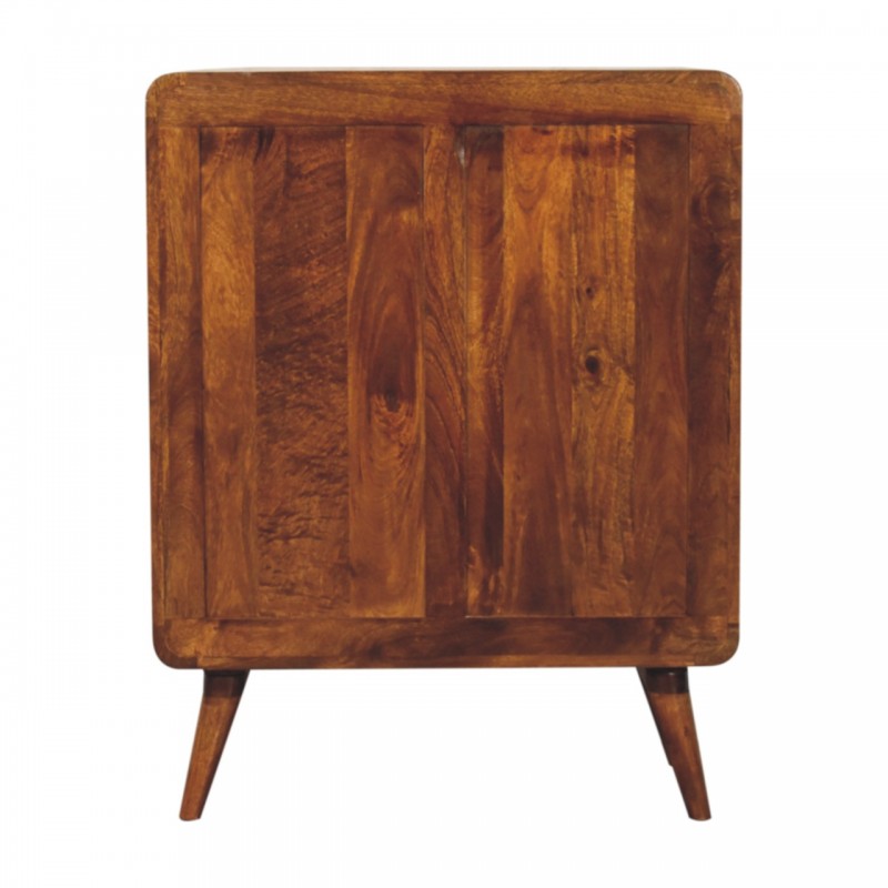 Шкаф Curved Nordic Charm в оттенке Chestnut