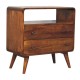 Консоль Curved Nordic Charm в оттенке Chestnut