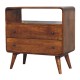 Консоль Curved Nordic Charm в оттенке Chestnut