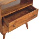 Консоль Curved Nordic Charm в оттенке Chestnut