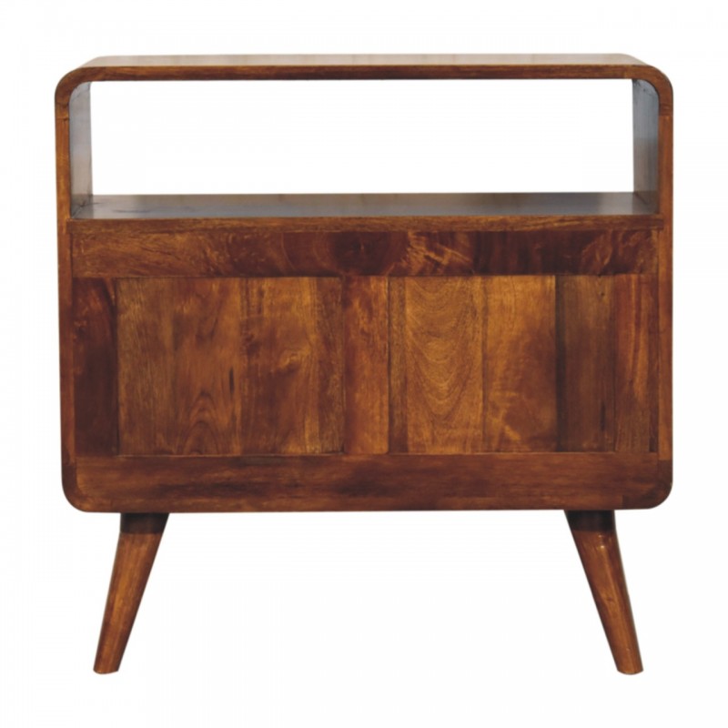 Консоль Curved Nordic Charm в оттенке Chestnut