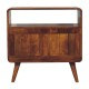 Консоль Curved Nordic Charm в оттенке Chestnut