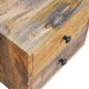 Solis Oak-Ish Wall Mounted Nightstand with 2 Drawers