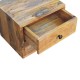 Solis Oak-Ish Wall Mounted Nightstand with 2 Drawers