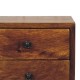 Подвесная прикроватная тумба Solis Chestnut с 2 ящиками