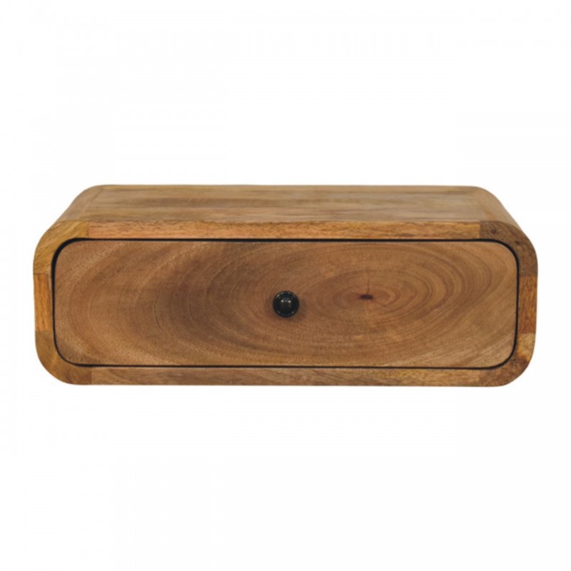Avora Wall-Mounted Oak-Style Nightstand