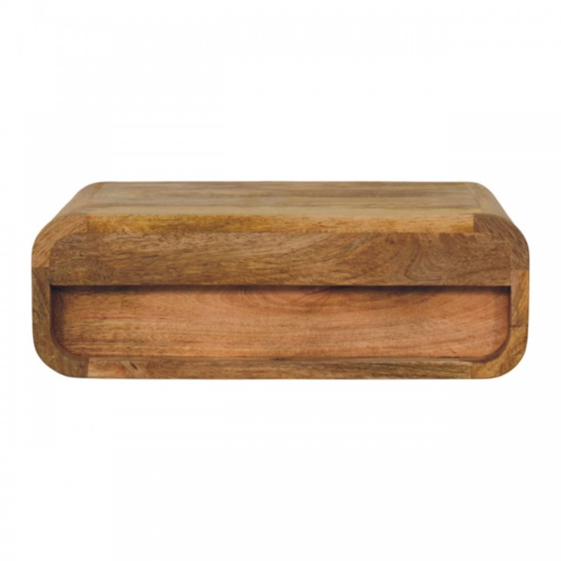 Avora Wall-Mounted Oak-Style Nightstand