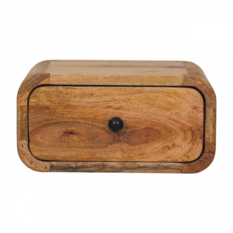 Avora Wall-Mounted Oak-Style Nightstand