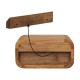 Avora Wall-Mounted Oak-Style Nightstand