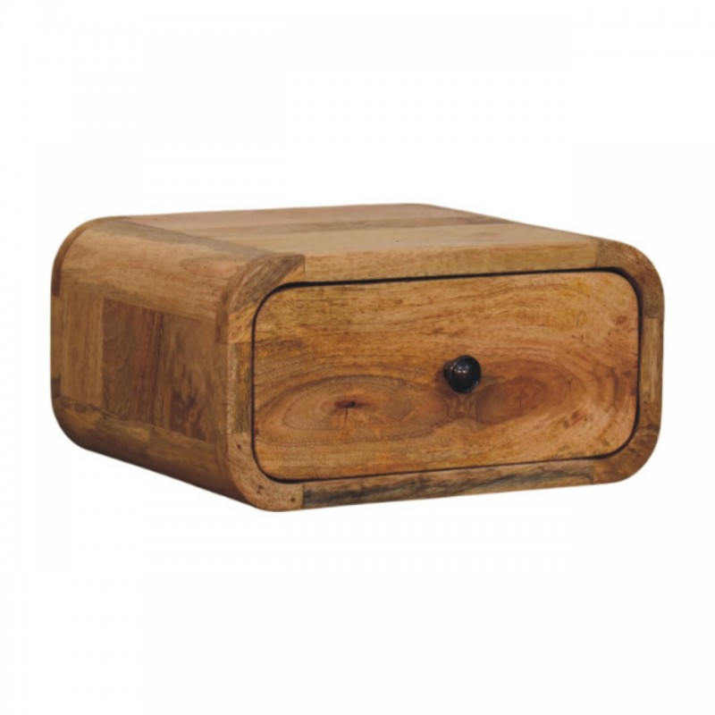 Avora Wall-Mounted Oak-Style Nightstand