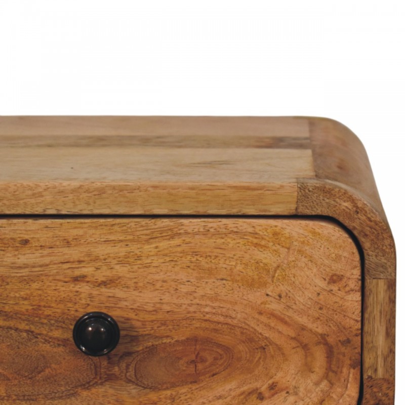 Avora Wall-Mounted Oak-Style Nightstand
