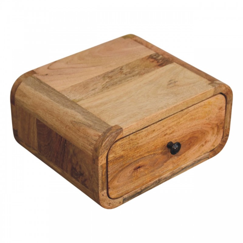 Avora Wall-Mounted Oak-Style Nightstand