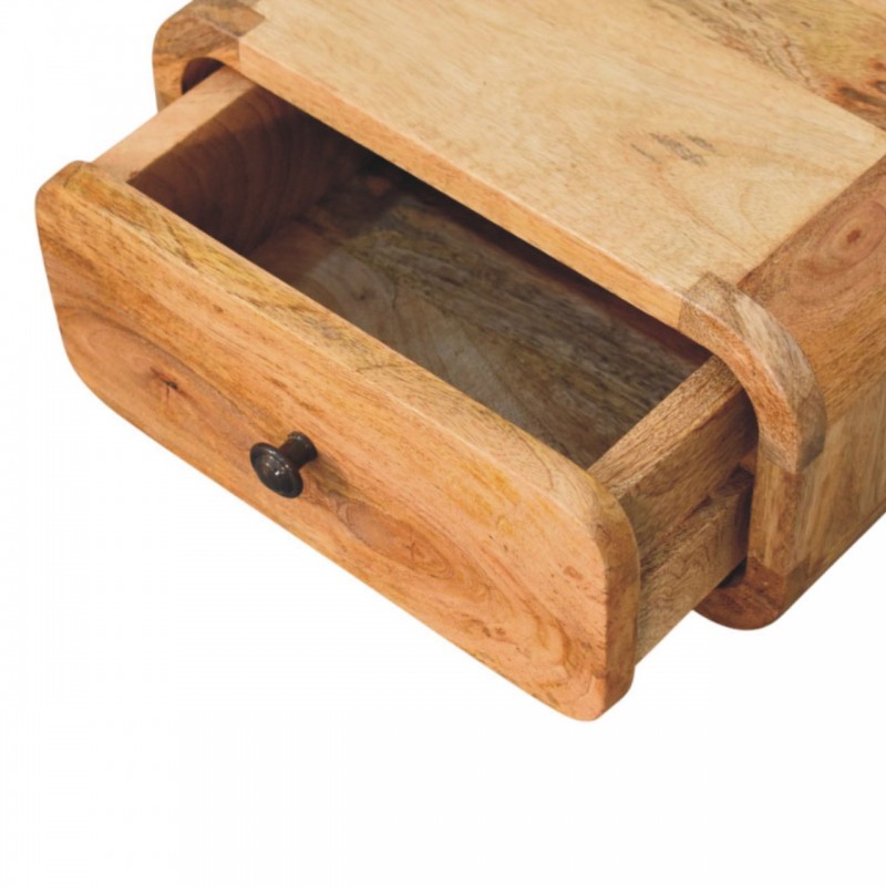 Avora Wall-Mounted Oak-Style Nightstand