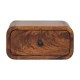 Avora Wall-Mounted Chestnut Wood Nightstand
