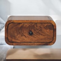 Avora Wandnachttisch aus Kastanienholz